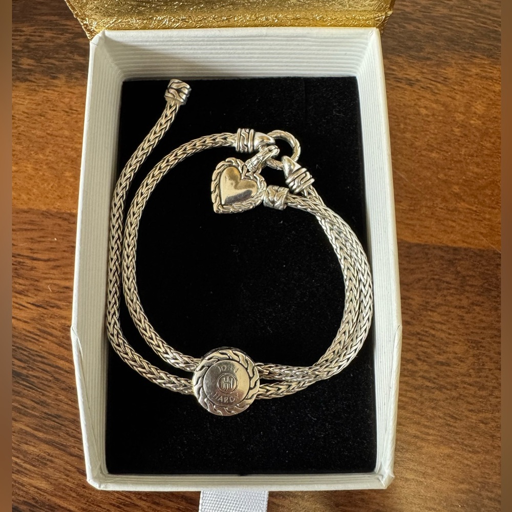 John Hardy 🩶 Genuine 925 Silver | heart bracelet |